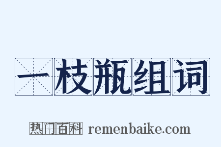 一枝瓶组词是什么意思的图片